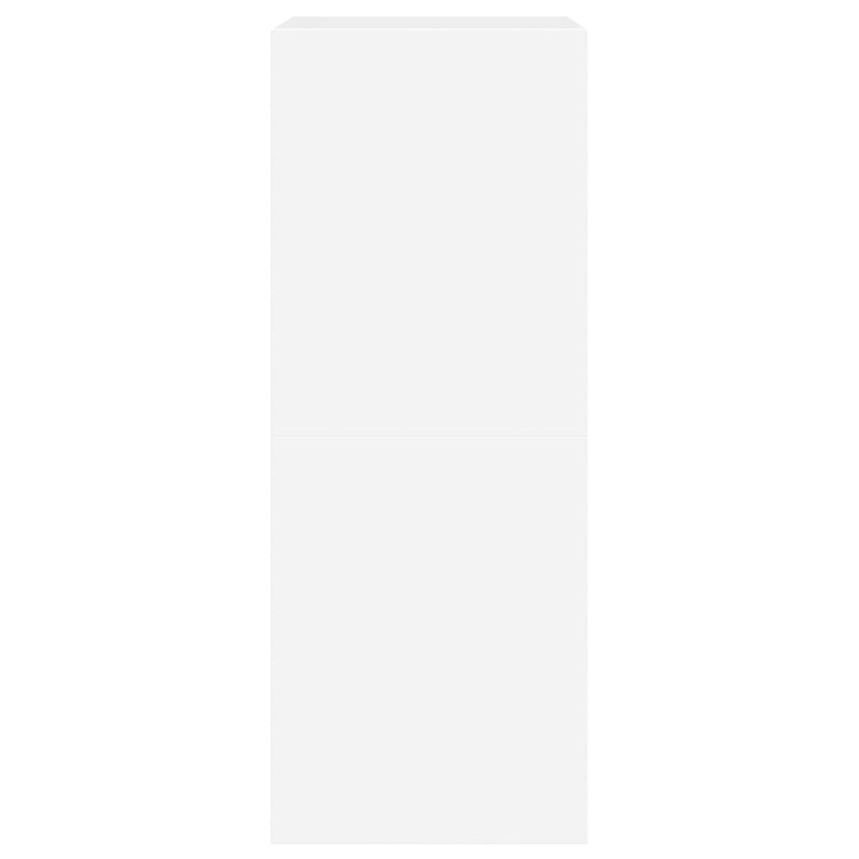 Mueble zapatero con 2 cajones abatibles blanco 80x42x108