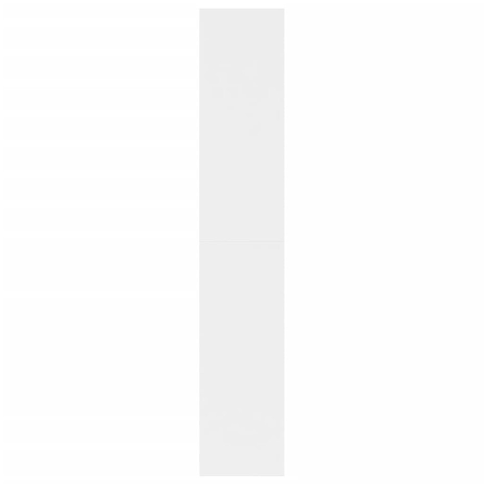 Mueble zapatero con 4 cajones abatibles blanco 80x34x187,5