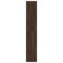 Mueble zapatero 4 cajones abatibles marrón roble 80x34x187,5