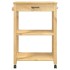 Carrito de cocina MONZA madera maciza de pino 60x40x90