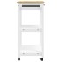 Carrito de cocina MONZA madera maciza de pino 84x40x90