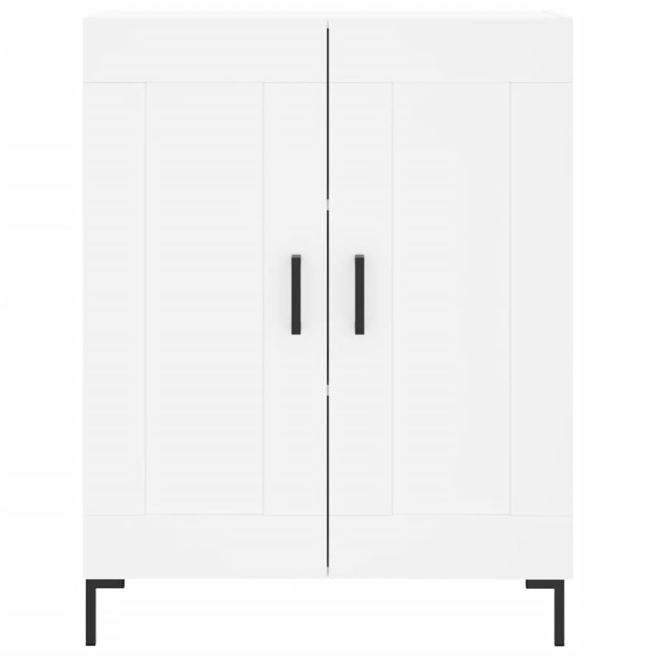 Aparador alto madera contrachapada blanco 69,5x34x180