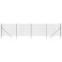 Cerca de alambre de acero galvanizado gris antracita 2,2x10