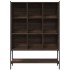 Estantería madera de ingeniería marrón roble 102x30x141,5