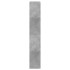 Zapatero de madera de ingeniería gris hormigón 60x21x125,5
