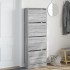 Zapatero de madera de ingeniería gris Sonoma 60x21x163,5