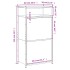 Zapatero de madera de ingeniería roble Sonoma 60x34x112
