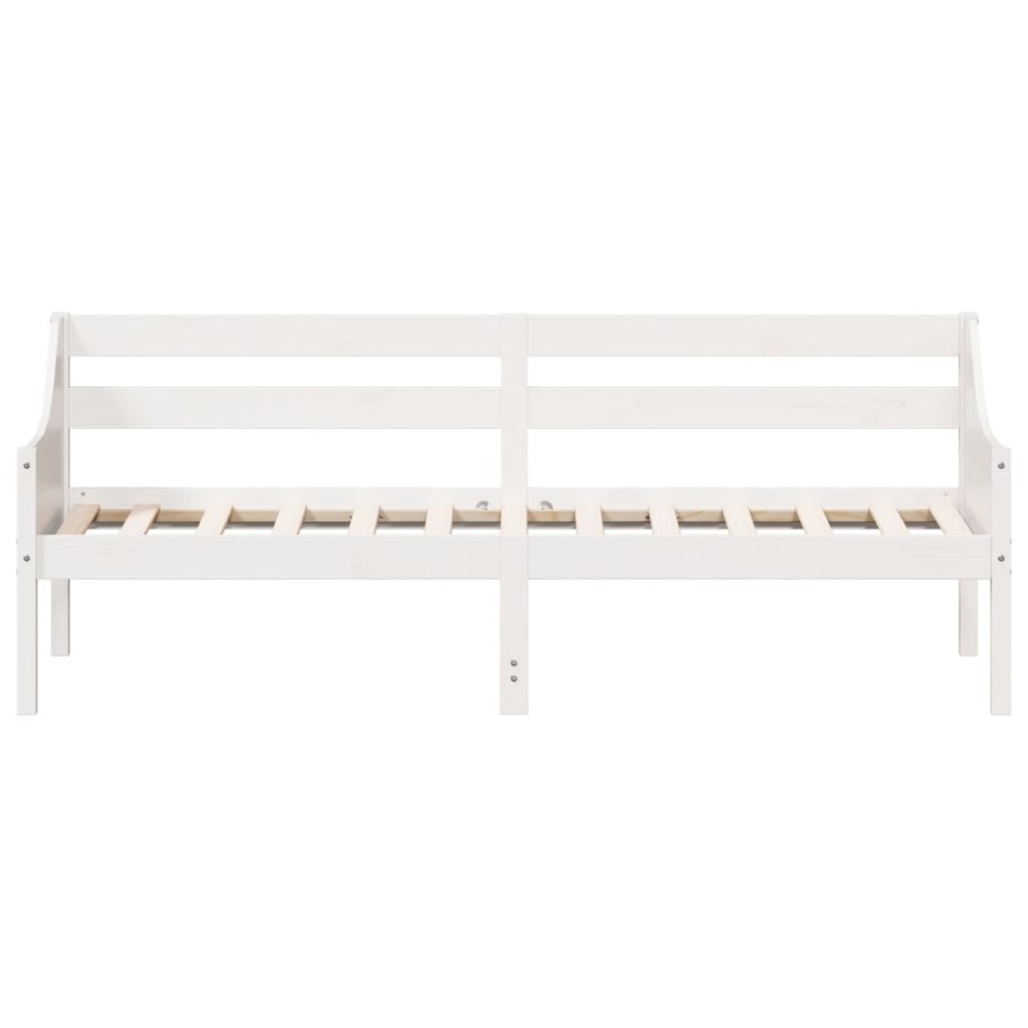 Sofá cama de madera maciza de pino blanco 100x200