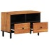 Mueble de TV madera maciza de acacia 70x33x46