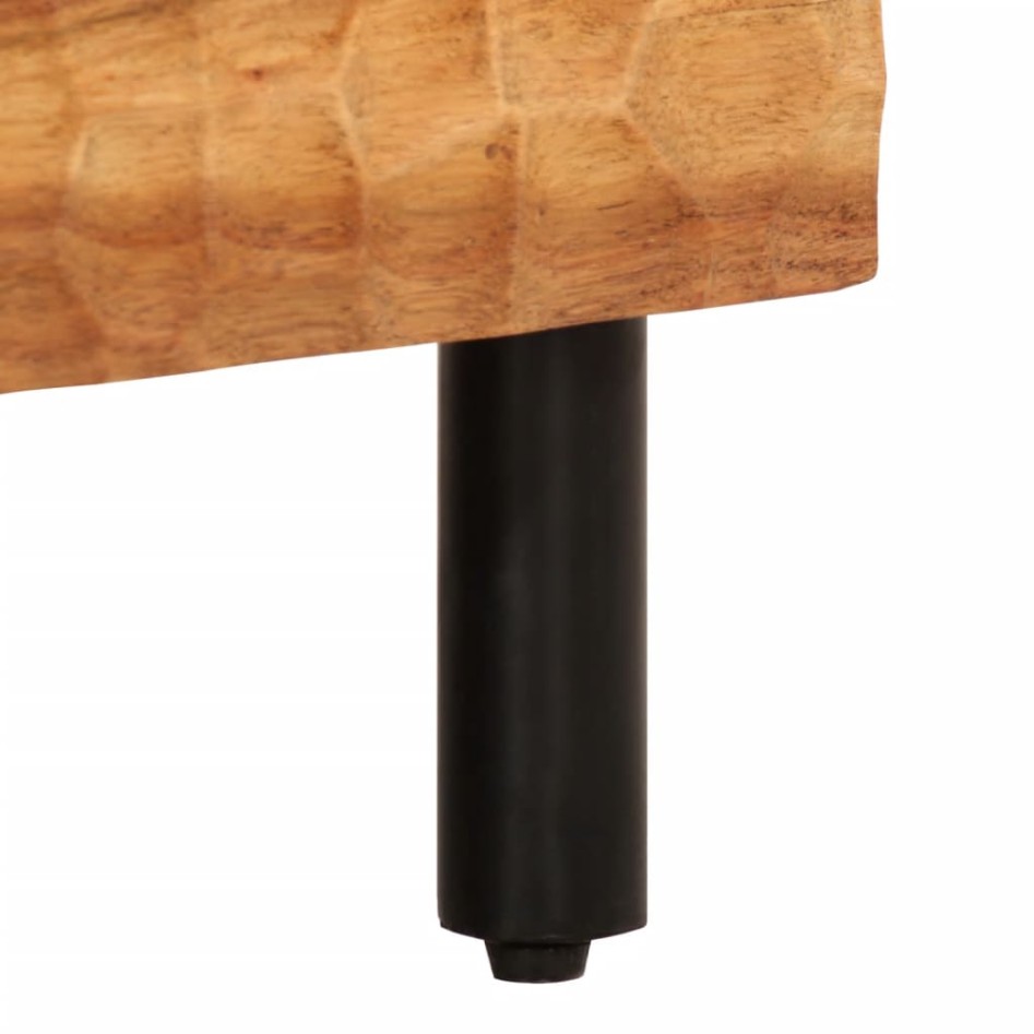 Mueble de TV madera maciza de acacia 70x33x46