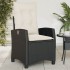 Sillones reclinable jardín cojines 2 uds ratán sintético