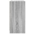 Armario auxiliar puertas de vidrio gris Sonoma 68x37x75,5