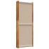 Biombo divisor de 5 paneles gris taupe 350x180