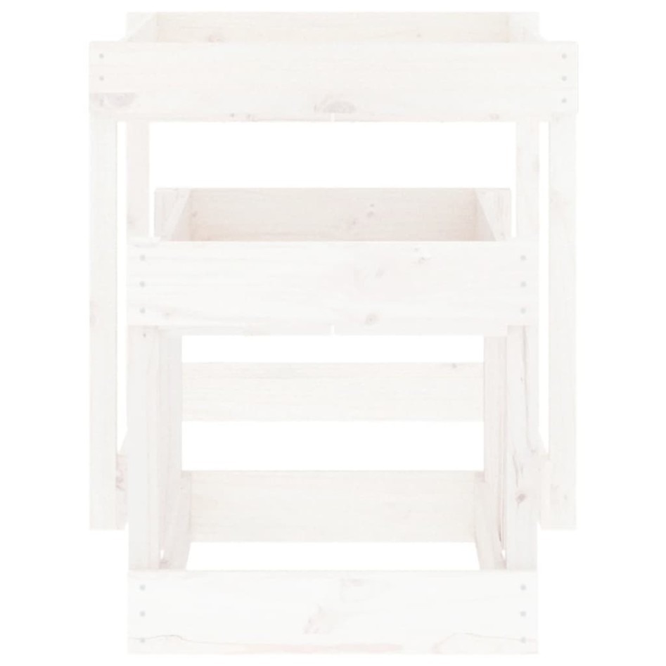 Mesas de arena 2 uds madera maciza de pino