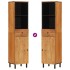 Mueble de baño madera maciza de acacia 38x33x160