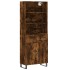 Aparador alto madera contrachapada roble ahumado 69,5x34x180