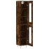 Aparador de madera contrachapada roble ahumado 34,5x34x180