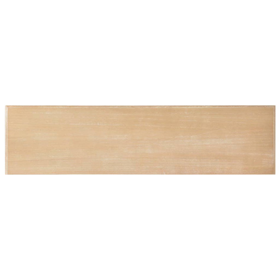 Mesa consola de MDF blanca 120x30x76