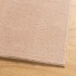Alfombra de pelo corto suave lavable HUARTE rosado 240x340