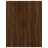 Aparador alto madera contrachapada marrón roble 69,5x34x180