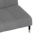 Sofá cama de 2 plazas terciopelo gris