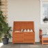 Arcón de jardín madera maciza abeto 99x49,5x58,5