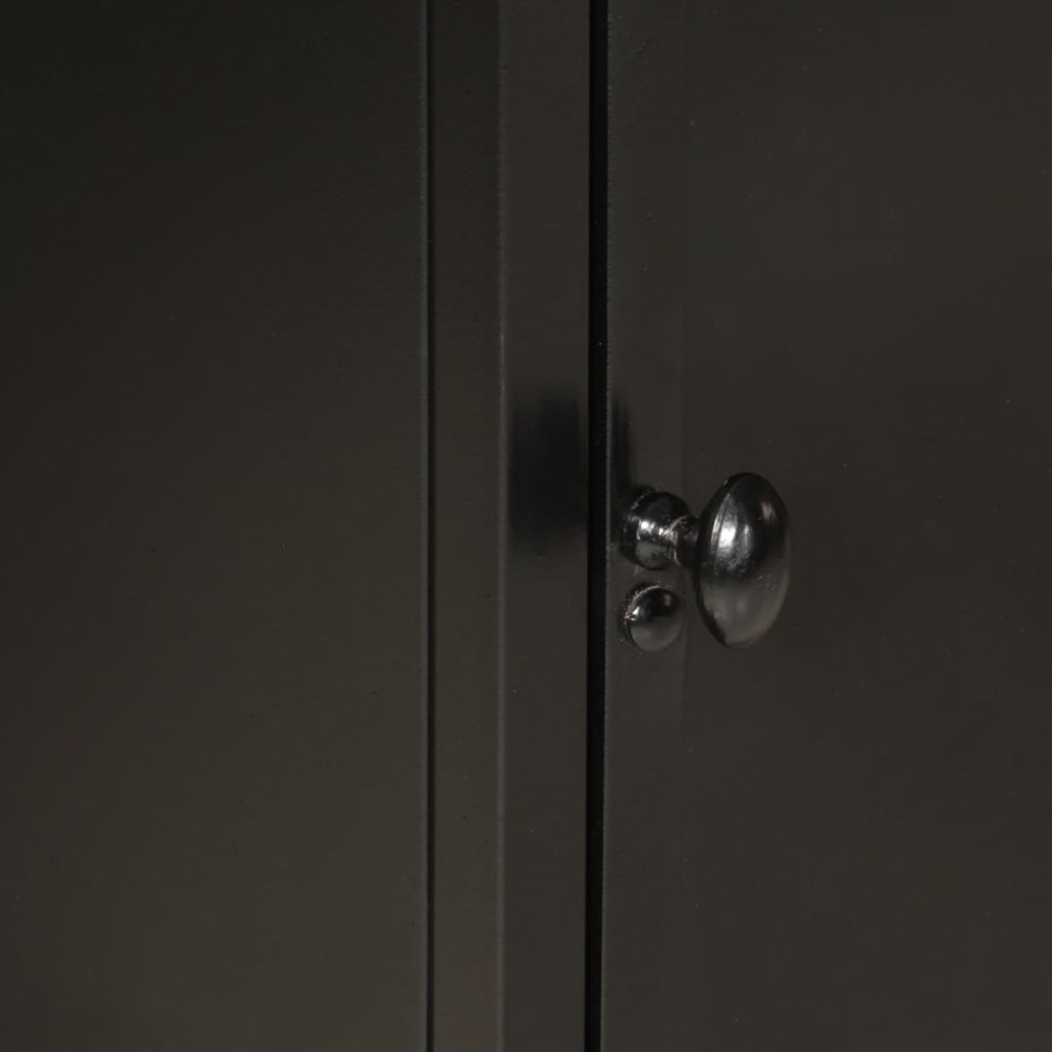 Mueble de baño hierro y madera maciza de mango 40x27x90
