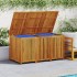 Caja de almacenaje de jardín madera maciza acacia 150x80x75