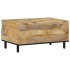 Mesa de centro de madera maciza mango 80x54x40