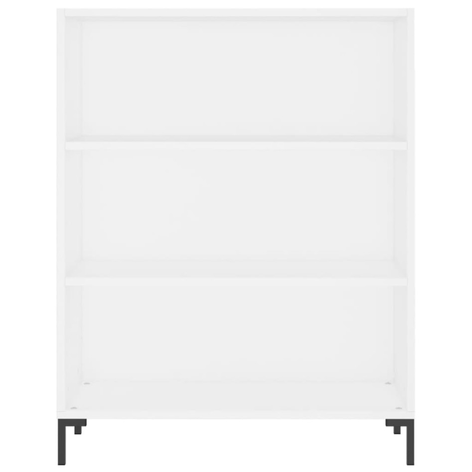 Aparador alto madera contrachapada blanco 69,5x34x180