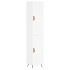 Aparador alto madera contrachapada blanco 34,5x34x180