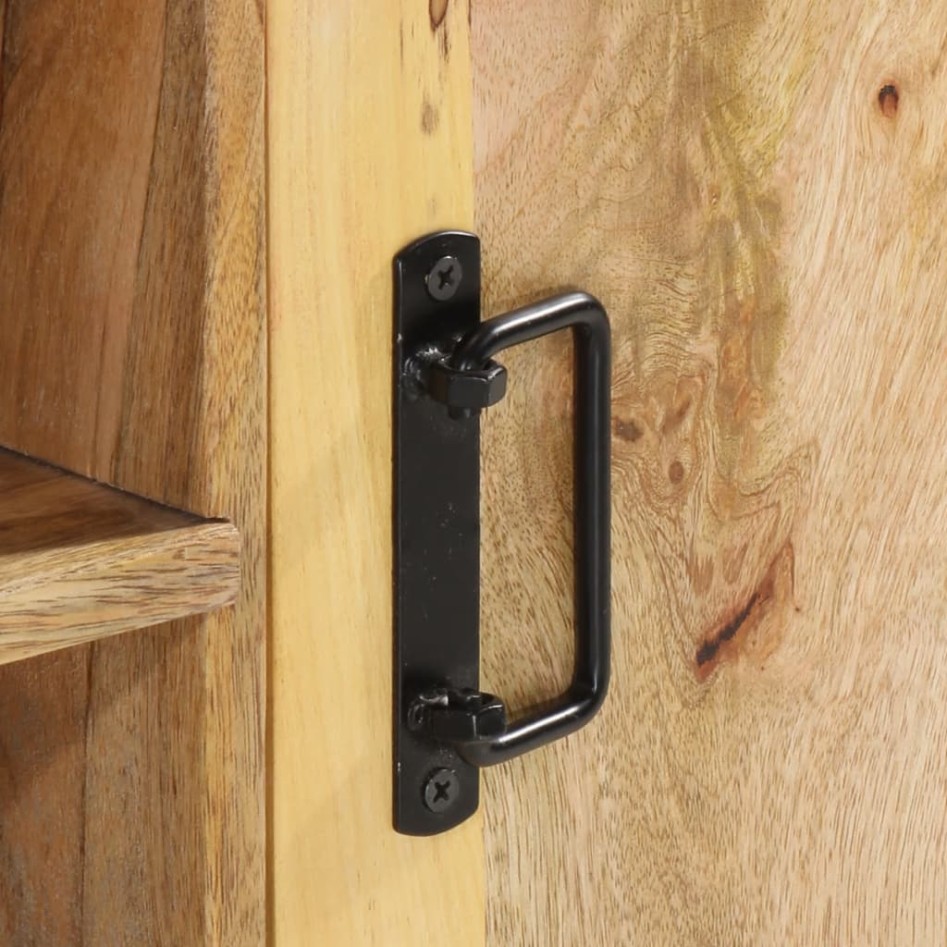 Mueble de TV madera maciza de mango 110x35x40