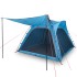 Tienda de campaña 4 personas tafetán 185T azul 240x221x160