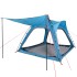 Tienda de campaña 4 personas tafetán 185T azul 240x221x160