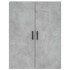 Aparador alto madera contrachapada gris hormigón 69,5x34x180