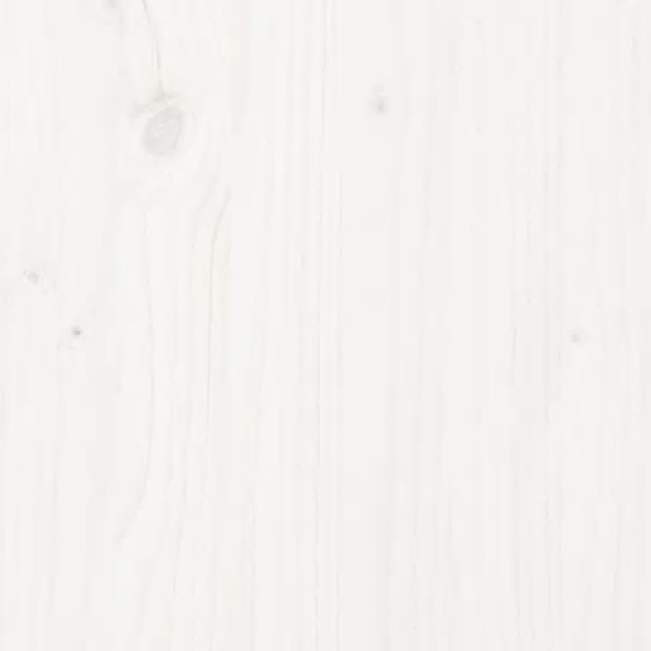 Estructura de cama con cabecero madera de pino blanco
