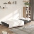 Sofá cama de 2 plazas tela gris