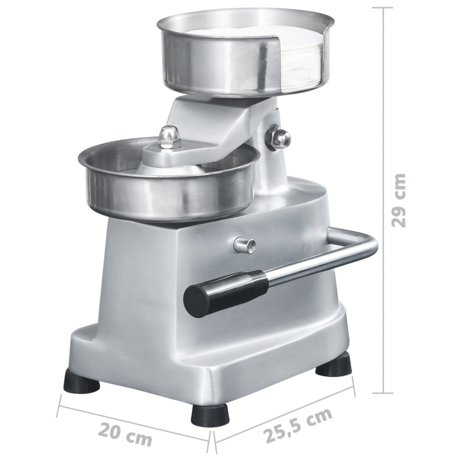 Prensa de hamburguesas y 500 papeles para separar aluminio