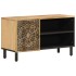 Mueble de TV madera maciza de mango 80x31x46