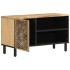 Mueble de TV madera maciza de mango 80x31x46