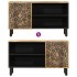 Mueble de TV madera maciza de mango 80x31x46