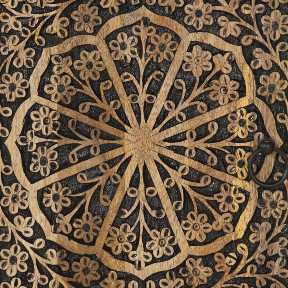 Mueble de TV madera maciza de mango 80x31x46