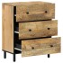 Armario auxiliar madera maciza de mango 60x33x75