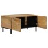 Mesa de centro de madera maciza de mango 80x50x40