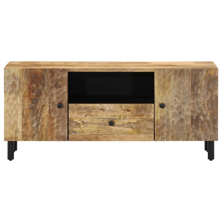 Mueble de TV madera maciza de mango 105x33x46