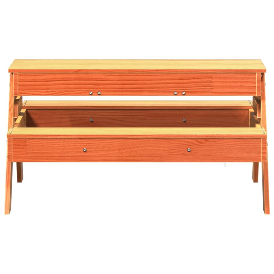 Mesa de pícnic con arenero de niños madera maciza pino