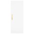 Aparador alto madera contrachapada blanco 34,5x34x180