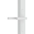 Puerta interior vidrio EGS y aluminio blanco 76x201,5