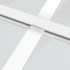 Puerta interior vidrio EGS y aluminio blanco 76x201,5