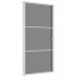 Puerta interior vidrio EGS y aluminio blanco 102,5x201,5